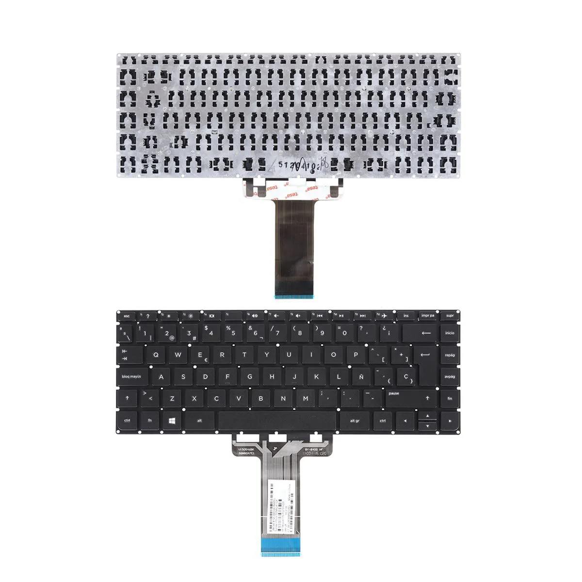 Teclado para Portátil HP Pavilion 14-AB Preto – Compatível com Múltiplas Séries