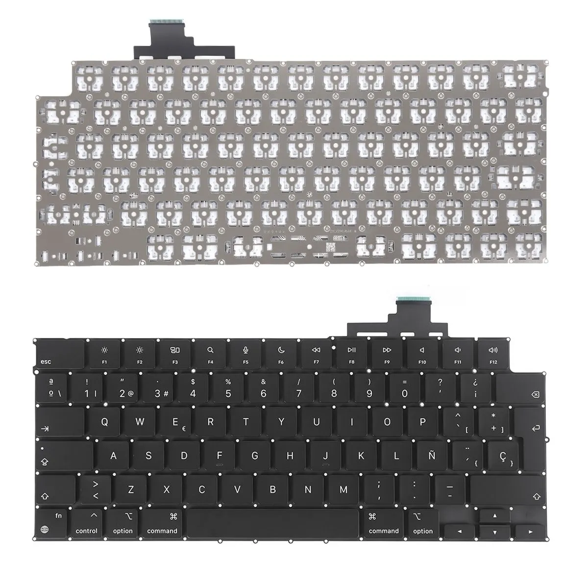 Teclado Retroiluminado Preto para Portátil Apple MacBook Pro A2681 A2790 - Layout Espanhol
