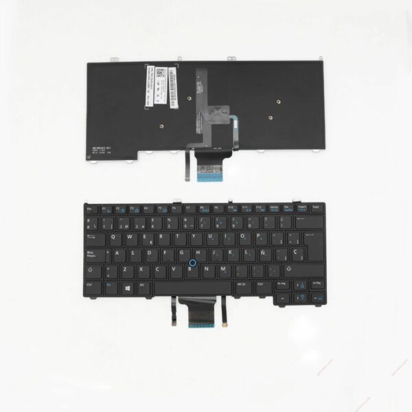 Teclado Retroiluminado para Dell Latitude E7440 E7420 E7240 - Portátil Preto