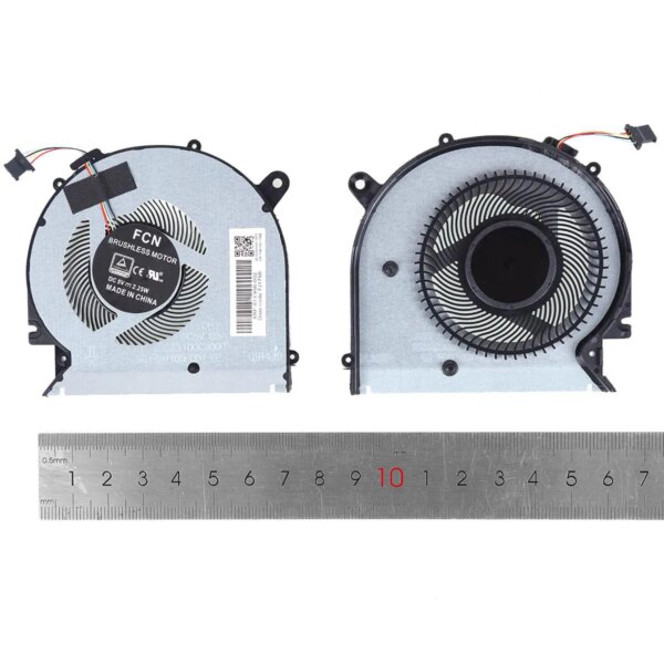 Ventilador para Portátil HP Envy 13-AH e 13-AQ Series - PN: TPN-W136, L19526-001, L53386-001
