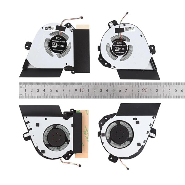 Ventoinhas CPU + GPU para Portátil ASUS Strix GU502, GX505, GA Series 5V