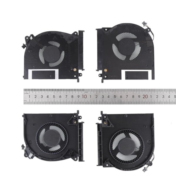 Ventoinhas de Refrigeração CPU + GPU para Portátil Dell Alienware M15 R2 (2019)