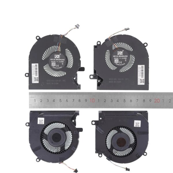 Ventoinhas CPU + GPU para Portátil HP Omen 15-EK 15-EN Series - TPN-Q236 TPN-Q238 5V