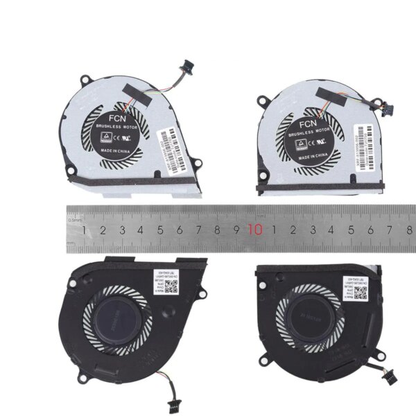Ventoinhas de CPU + GPU para Portátil HP Envy x360 15-DS DR TPN-W142 W143 Series