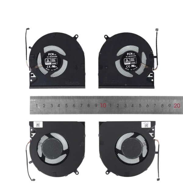 Ventoinhas CPU + GPU para Portátil Razer RZ09-0409 Series (2021) e MSI RZ09-0421 (2022)