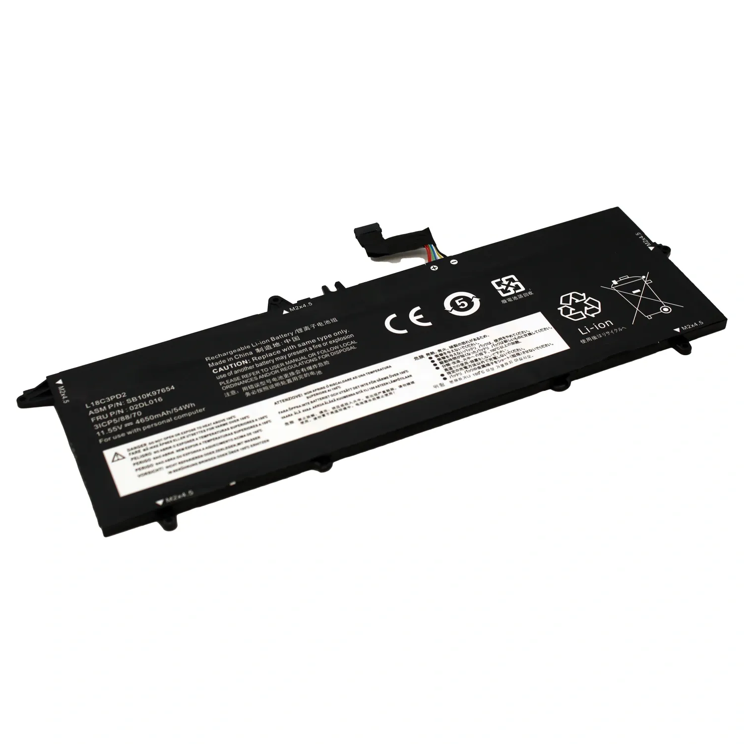 Bateria para Portátil Lenovo ThinkPad T490s T495s T14s Series L18C3PD2 - 11.55V 4650mAh - Image 3