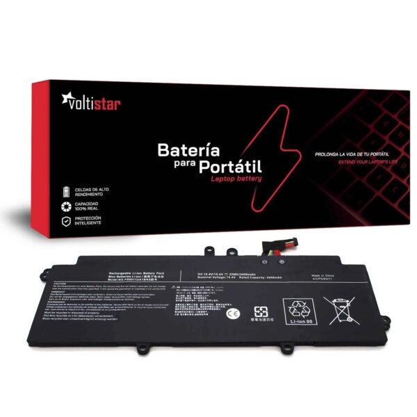 Bateria para Portátil Toshiba Dynabook Portégé X30L-J Series, X40-J Series - P/N PS0011UA1BRS
