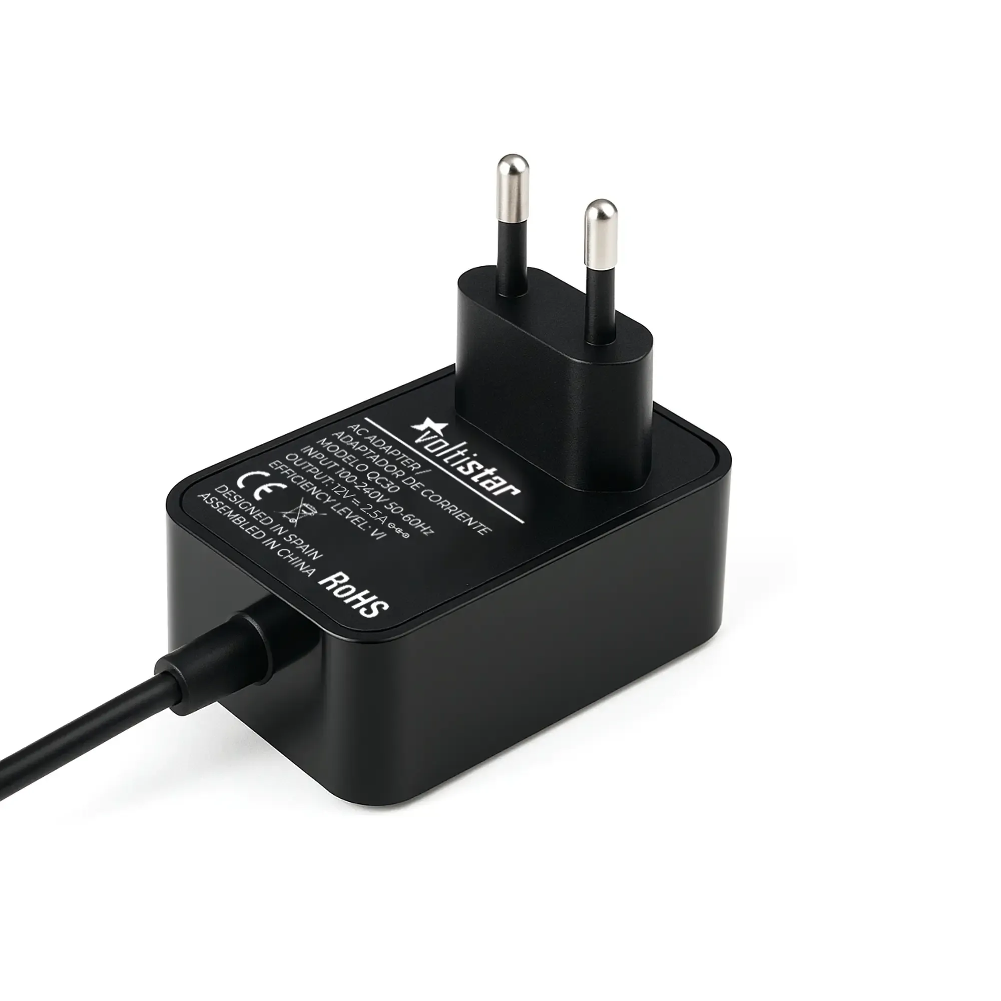 Carregador CCTV 12V 2.5A 30W Conector 5.5x2.1mm - Portáteis, Câmaras e Monitores - Image 2