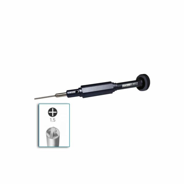 Chave de Fenda Jakemy JM-8179 PH1.5 Antiderrapante para Reparo de Portáteis e Eletrónicos