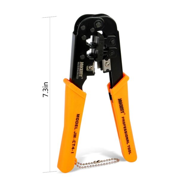Crimper para Cabo de Rede 6P/8P JAKEMY JM-CT4-1 - Ferramenta de Alta Qualidade para Redes