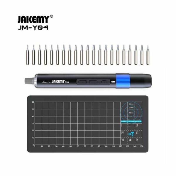 Destornilhador Elétrico de Precisão Jakemy JM-Y04 25 em 1 para Reparo de Portáteis e Eletrónica