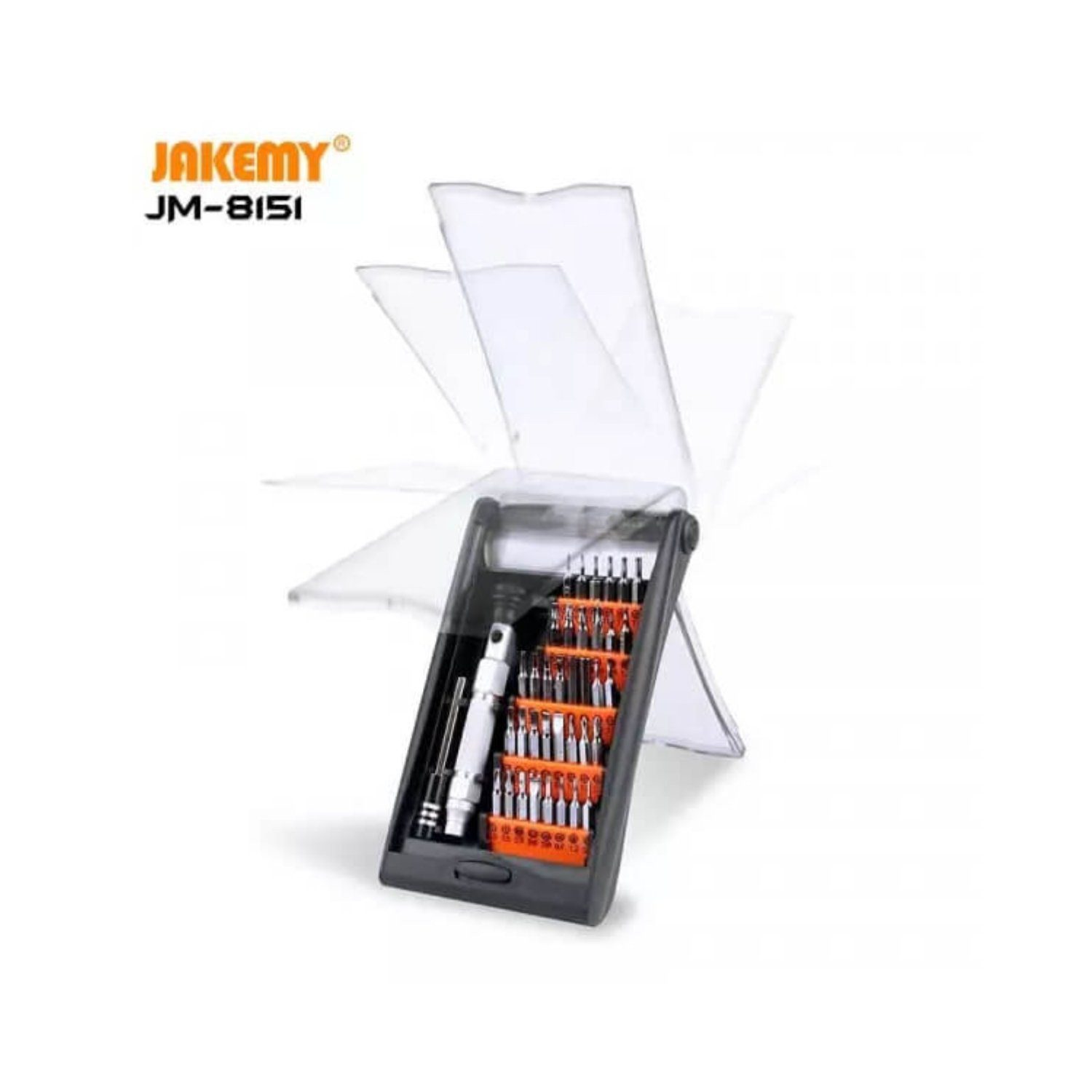 Jogo de Chaves de Fenda de Precisão Jakemy JM-8151 38 em 1 Magnéticas para Reparo de Portátil - Image 2