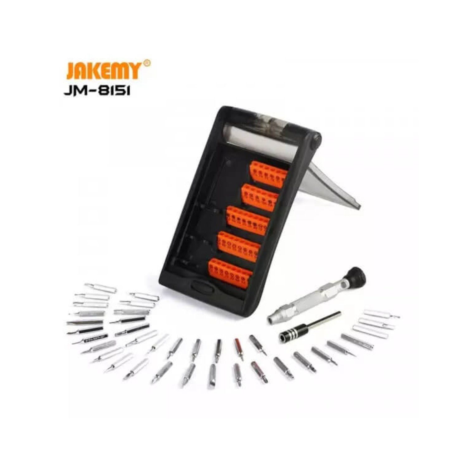 Jogo de Chaves de Fenda de Precisão Jakemy JM-8151 38 em 1 Magnéticas para Reparo de Portátil - Image 3