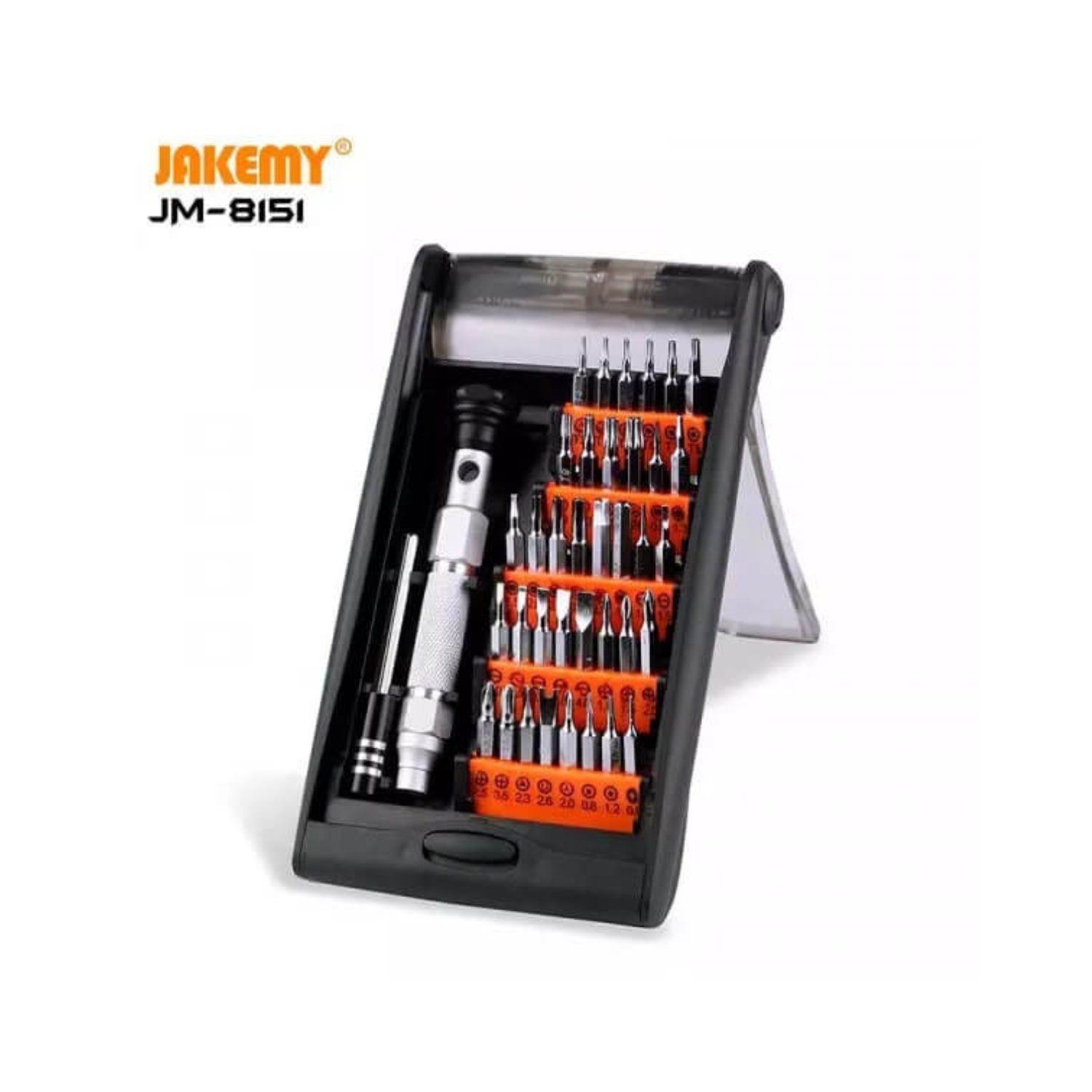 Jogo de Chaves de Fenda de Precisão Jakemy JM-8151 38 em 1 Magnéticas para Reparo de Portátil
