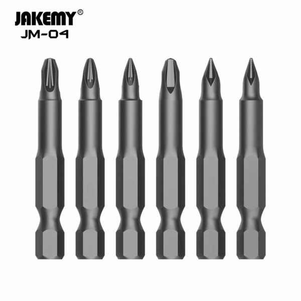Jogo de Pontas de Chave de Fenda Longas Jakemy JM-04 para Reparo de Portáteis e Eletrónica - Alta Durabilidade Antideslizante