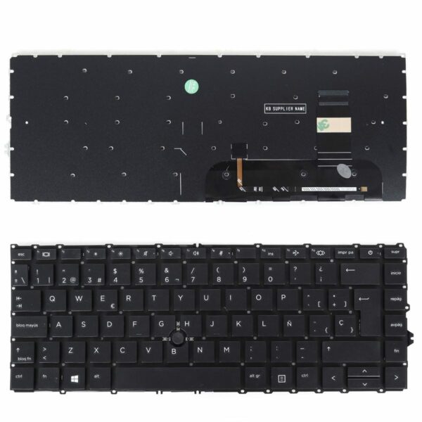 Teclado para Portátil HP EliteBook 840 G7 G8, 845 G7 G8, 745 G7 G8 Preto - L87607-071 M07090-071
