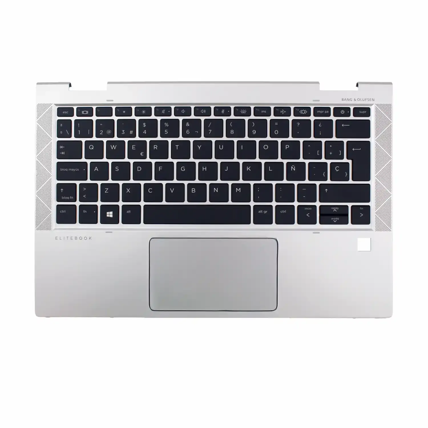CARCAÇA SUPERIOR PALMREST + TECLADO SP + TOUCHPAD PARA HP ELITEBOOK X360 830 G7, 830 G8, 835, 730 G7/G8, 735.
