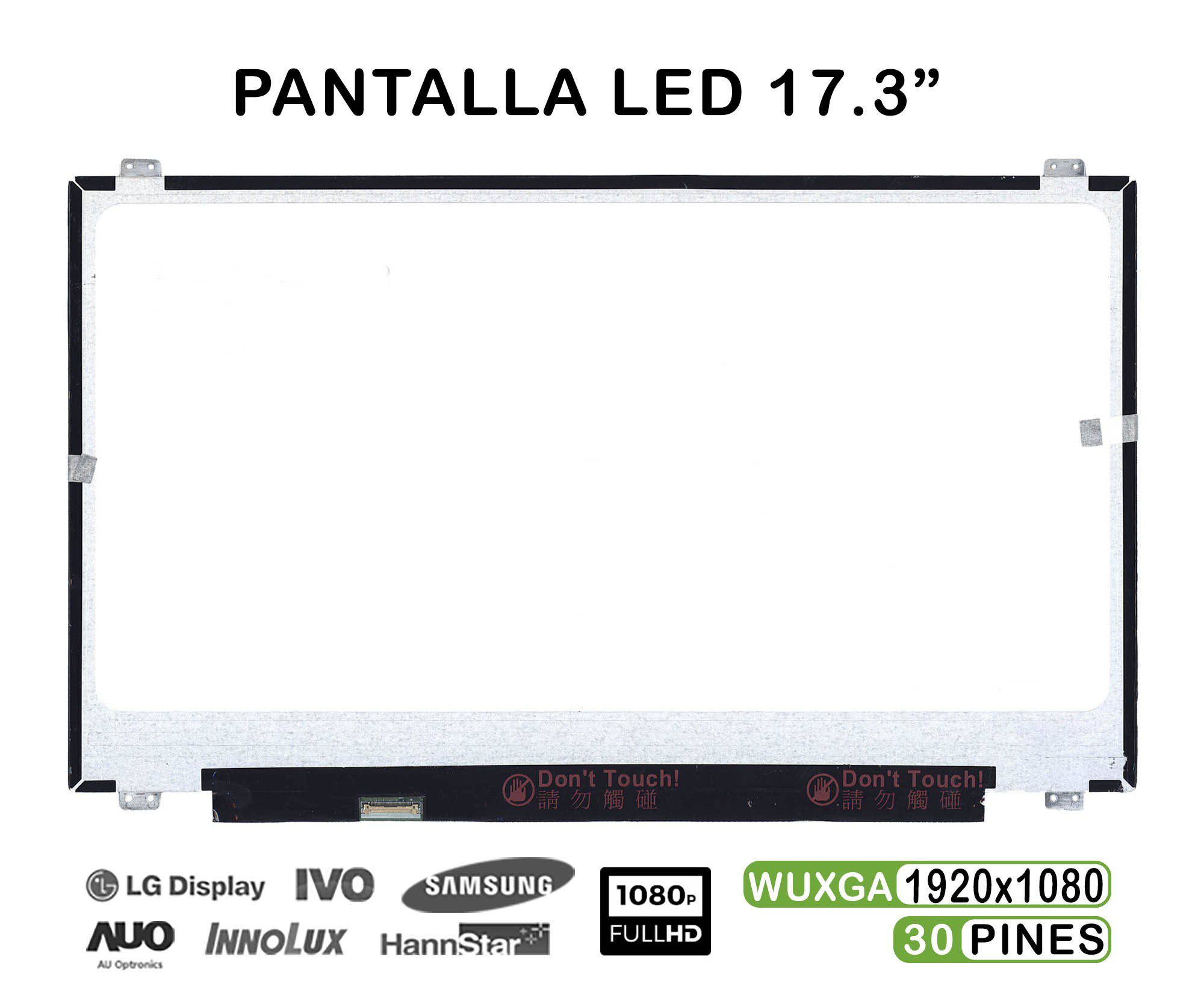 ECRÃ QUASE NOVO LED FHD 17,3" B173HAN01.1 HW0A N173HCE-E31 B173HAN01.3, LP173WF4-SPF2