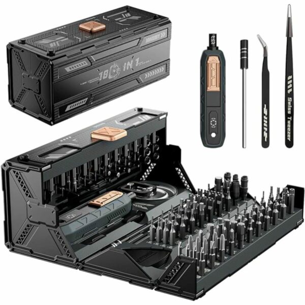 Kit Chaves de Fenda Profissional Jakemy JM-8192 180 em 1 | Reparação Eletrónica Portátil PC Telemóvel