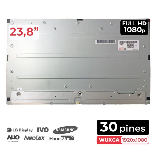 SCHERMO LED DA 23.8" PER LM238WF2-SSP2 LM238WF2(SS)(P2) 1920x1080 OPACO 30 PIN