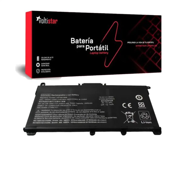 Bateria para Portátil HP UG04XL L71607-005 - 15.2V 36Wh - Green Computer