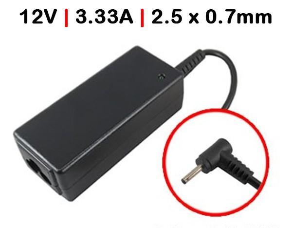 Carregador para Portátil Samsung XE500T1C 12V 3.33A (40W) - Conector 2.5x0.7mm