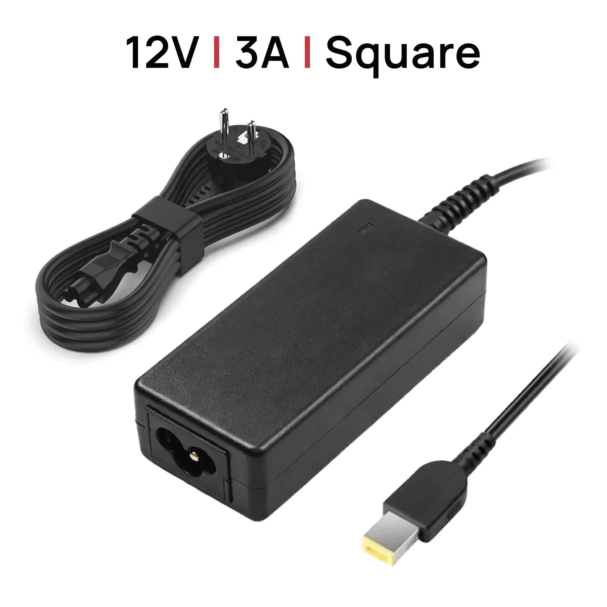 Carregador Portátil Lenovo ThinkPad 10, Helix 2 - Conector Square - 12V 3A (36W)