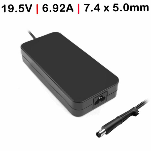 Carregador para Portátil HP 19.5V 6.92A 135W 7.4x5.0mm - Compatível com 647982-001, 648964-001 e Mais