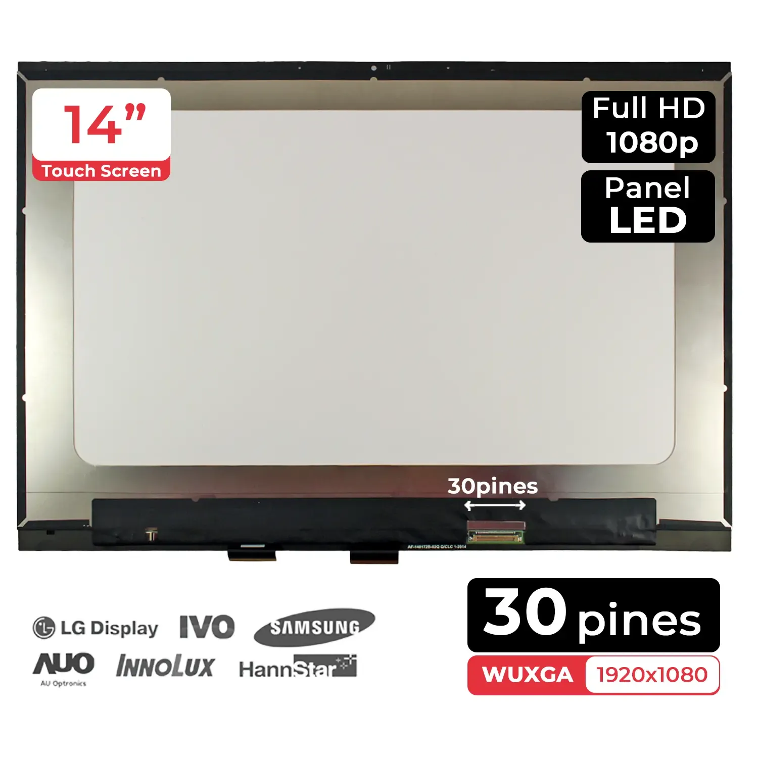 ECRÃ LED DE 14" PARA NOTEBOOK ASUS VIVOBOOK S 14 FLIP TP3042