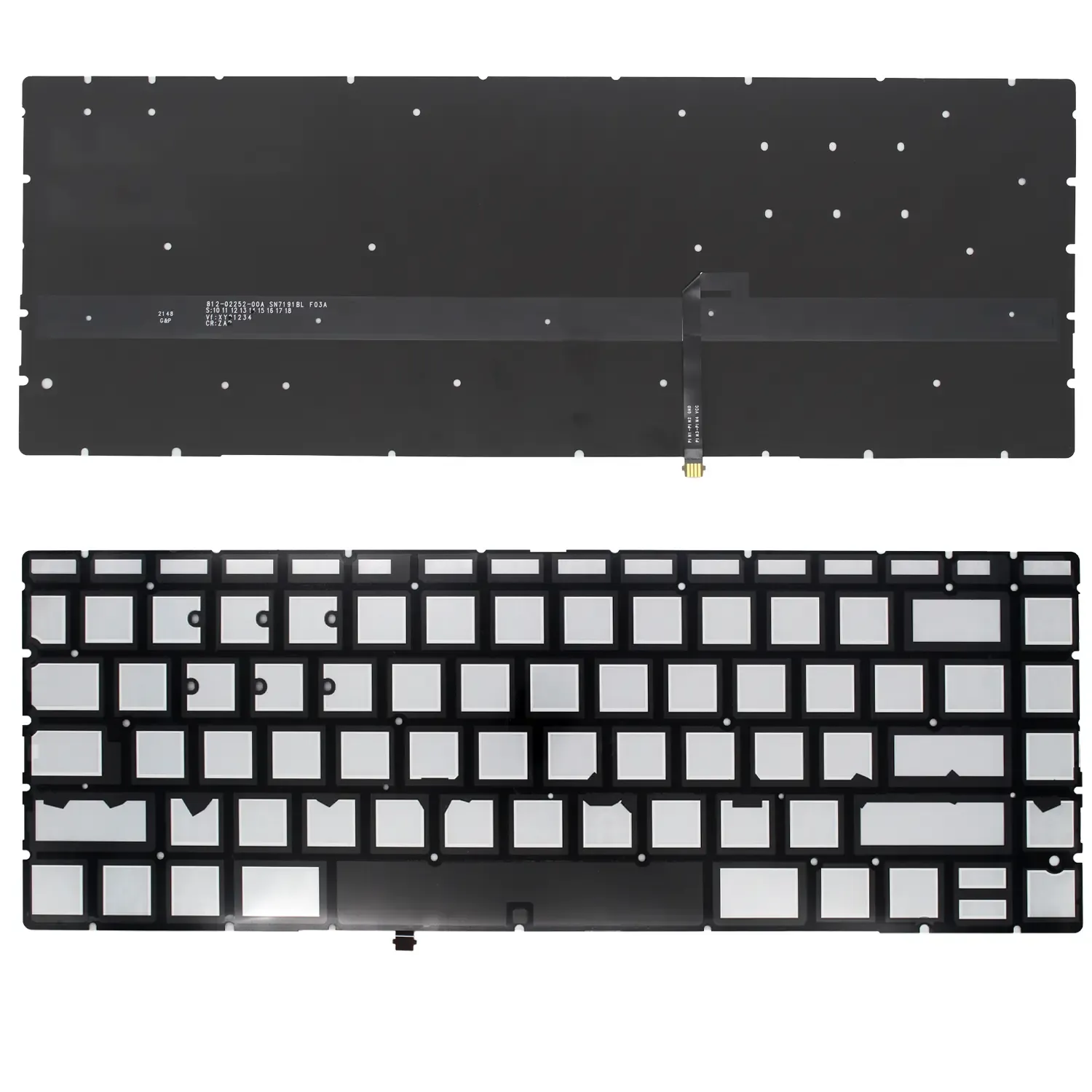 Teclado para Portátil HP Pavilion X360 14-DV 14-DW Series Azul Retroiluminado - L96530-071 - Image 2