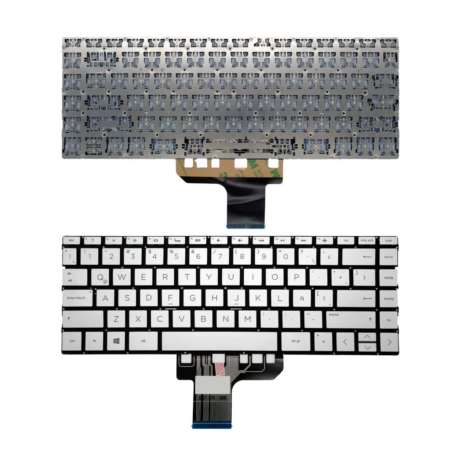 TECLADO RETROILUMINADO PARA LAPTOP HP PAVILION 13-AN0000 13-AN0000NS LATIM