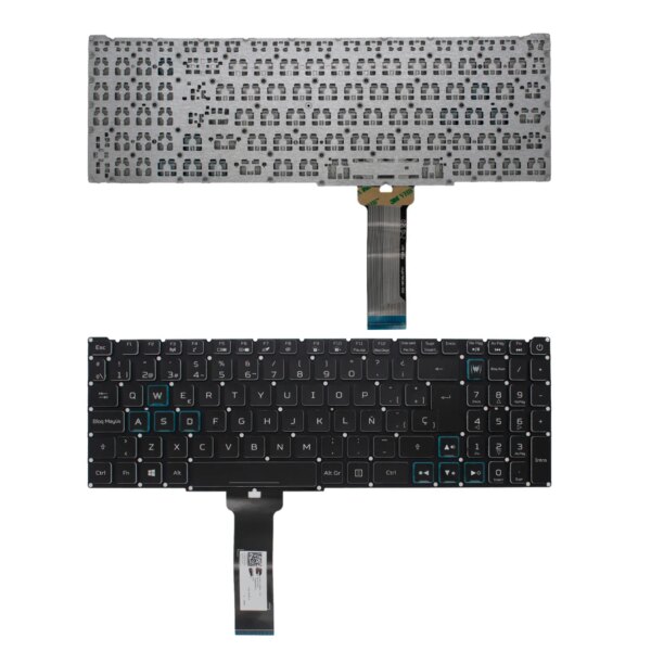 Teclado para Portátil Acer Nitro Series NK151310B - Preto e Azul
