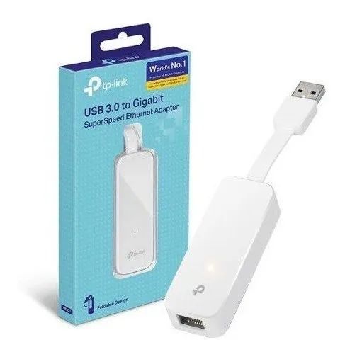 Adaptador USB 3.0 para Ethernet RJ45 Gigabit TP-Link UE300 - Conexão de Rede Rápida para Portátil