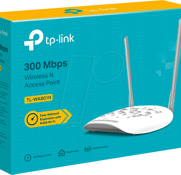 Ponto de Acesso Wi-Fi TP-Link TL-WA801N N300 - Expansor de Rede Wireless para Casa e Escritório