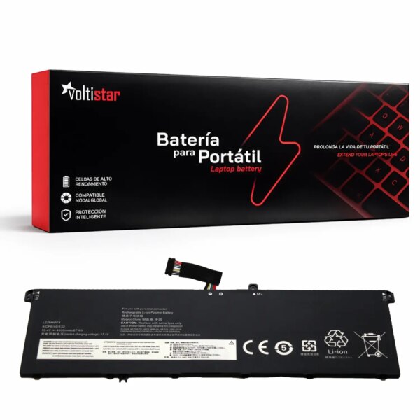 Bateria de Substituição para Portátil Lenovo Yoga Pro 7 14 Series - L22M4PF4 L22C4PF4 L22D4PF4 L22L4PF4