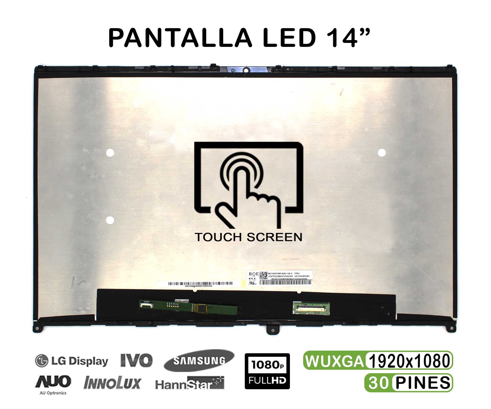 ECRÃ LED QUASE NOVA TÁTIL PARA LÁPIS DE 14" PARA PORTATIL LENOVO IDEAPAD FLEX 5-14IIL05 5-14ARE05 5-14ITL05
