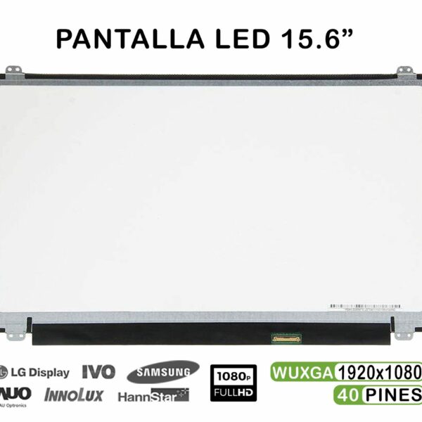 ECRÃ LED QUASE NOVO DE 15,6" PARA PORTÁTIL LP156WF4 40 PINOS FHD