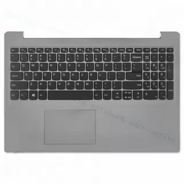 Palmrest Teclado US Touchpad Prata para Portátil Lenovo IdeaPad S145-15IWL