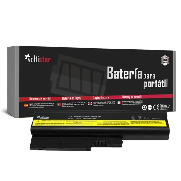 Bateria para Portátil IBM Lenovo ThinkPad T60, T61, R60, R60E, R61, Z60M, Z61