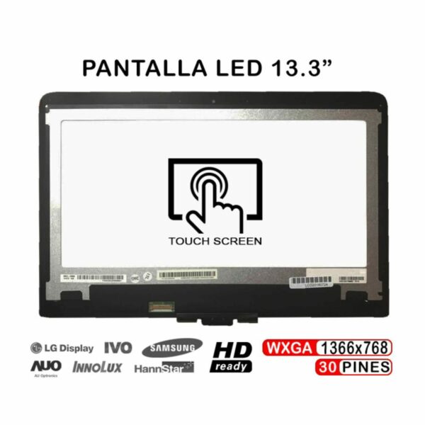 ECRÃ QUASE NOVO 13.3" COM TÁTIL PARA PORTATIL HP PAVILION X360 13-S100NJ 13-S121DS