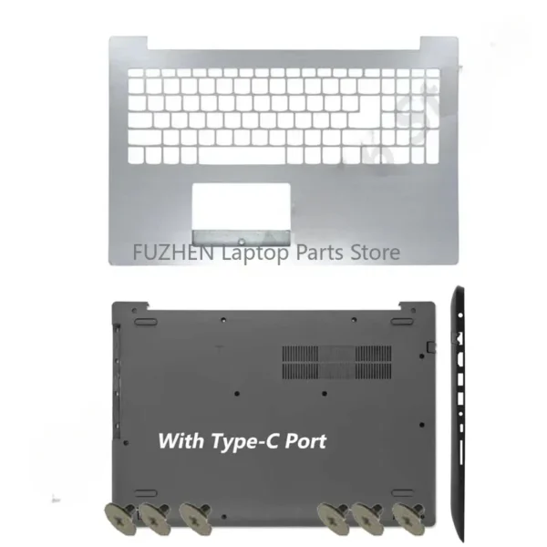 Kit Carcaça Completa Original Lenovo IdeaPad 320-15 330-15 (15.6") - Palmrest e Base Inferior para Portátil