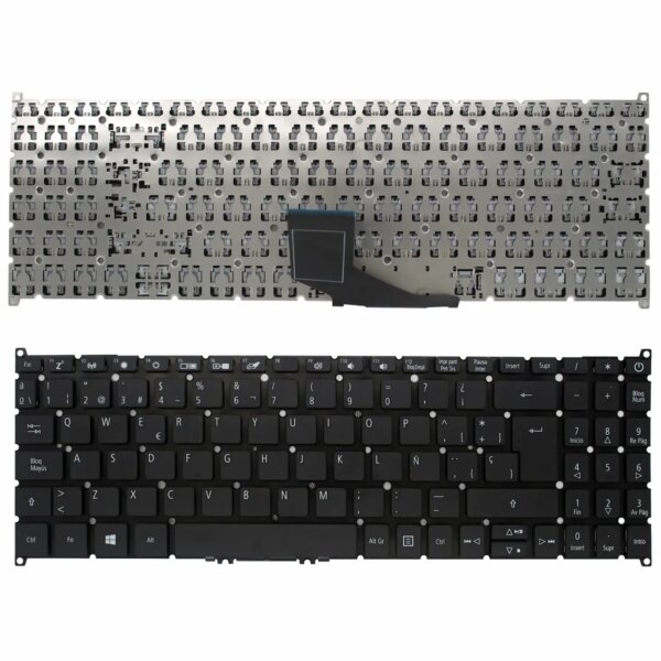 Teclado para Portátil Acer Aspire A515-43 | A515-43G - Substituição Preto Espanhol