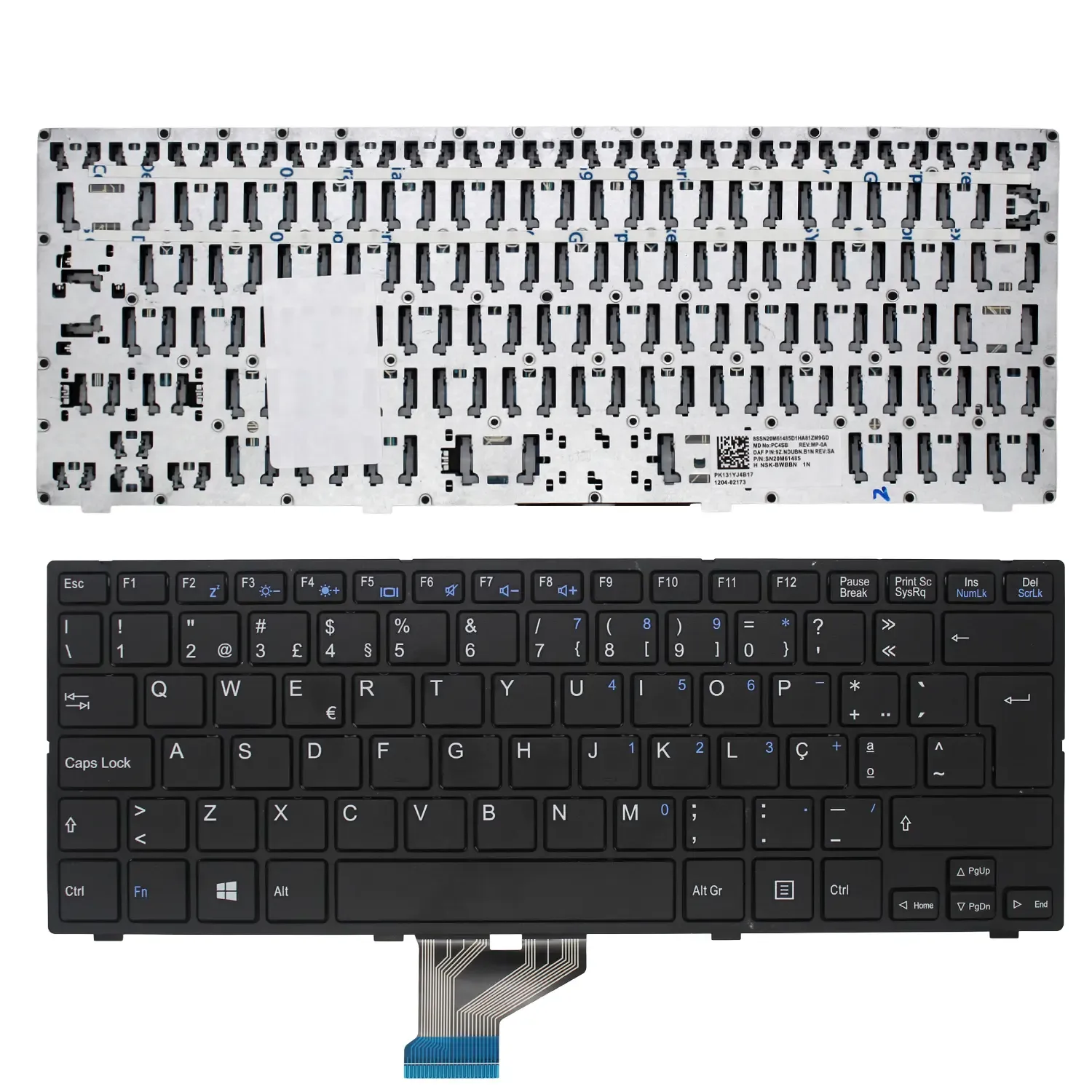 Teclado de Reposição CLASSMATE PC LEAP T304 | T304P - SF20PA6W, SF20GM7, SF20GM6, SF206M6
