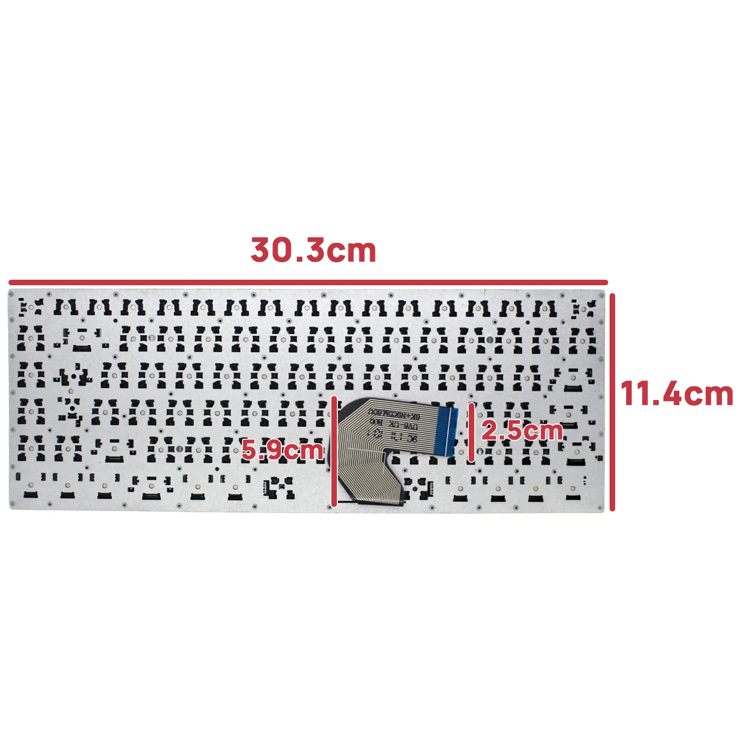 Teclado QWERTY Espanhol para Portátil ASUS Vivobook E403 - 0KNL0-4122UK00 NSK-UV6SU - Image 2