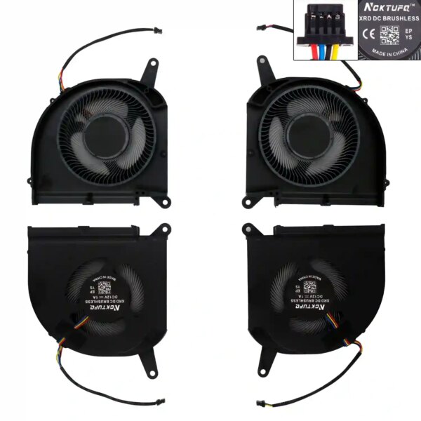 Ventoinha CPU + GPU para Portátil Aorus - DFSCK22D05883Q - Refrigeração Eficiente