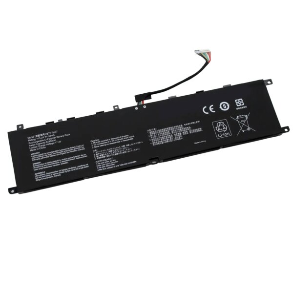 Bateria para Portátil MSI BTY-M57 4ICP6/35/140 - 15.2V 4280mAh Li-Ion | Green Computer