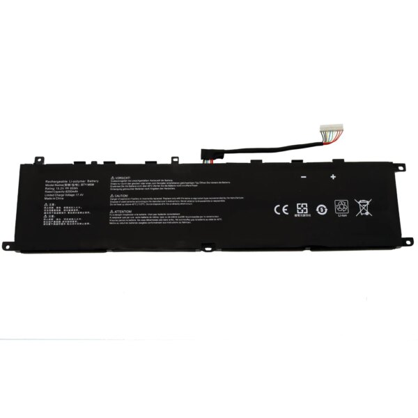Bateria para Portátil MSI BTY-M6M | GE66, GS66, GE76 Series | 15.2V, 6250mAh | Substituição de Alta Qualidade