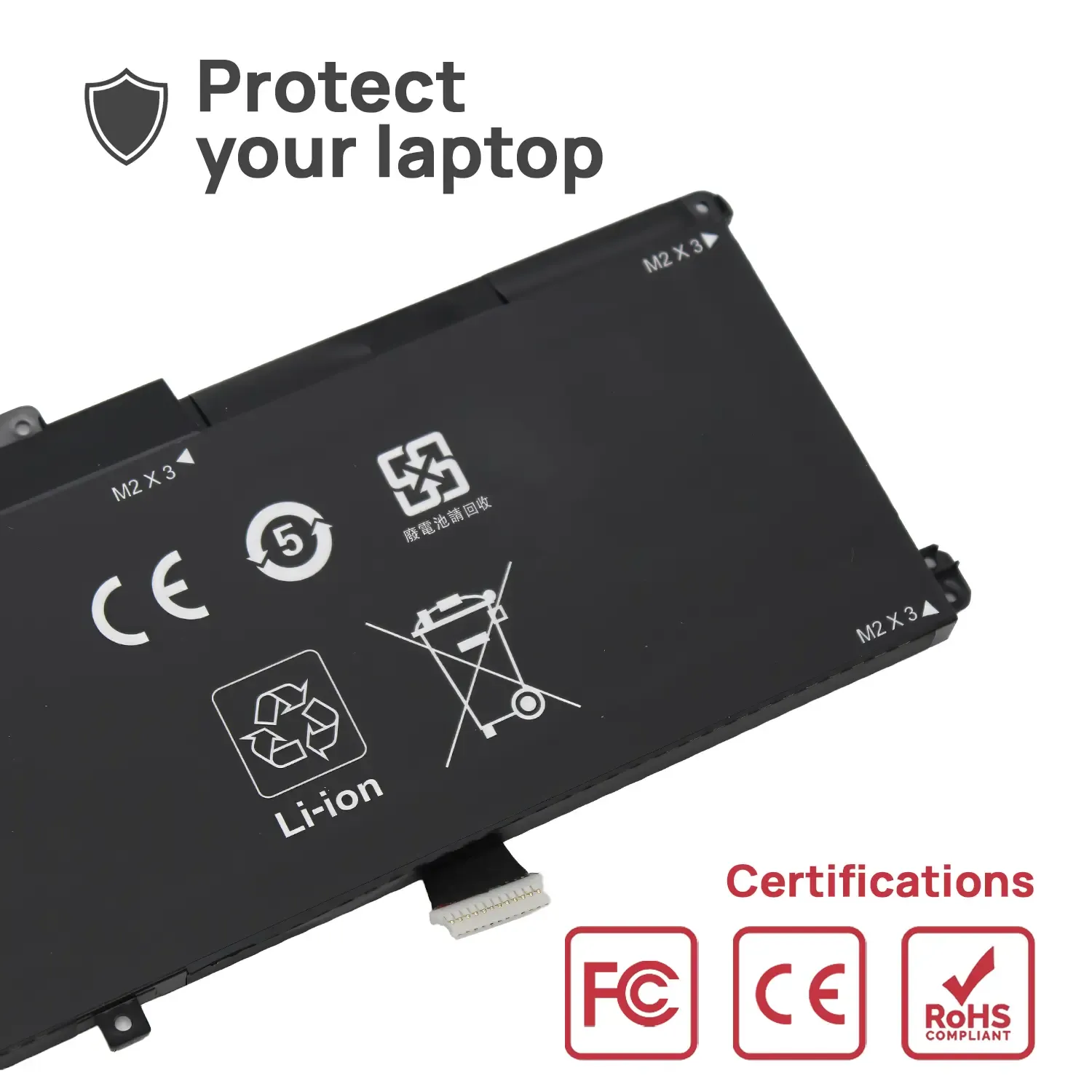 Bateria ZG06XL L07045-855 para Portátil HP Elitebook 1050 G1, ZBook Studio G5 - 11.55V 6200mAh 72Wh - Image 5