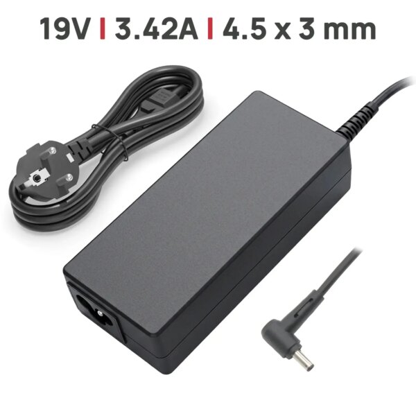 Carregador para Portátil Lenovo Yoga 910-13IKB, C940-14IIL - 19V 4.5mm Pino Central 45W