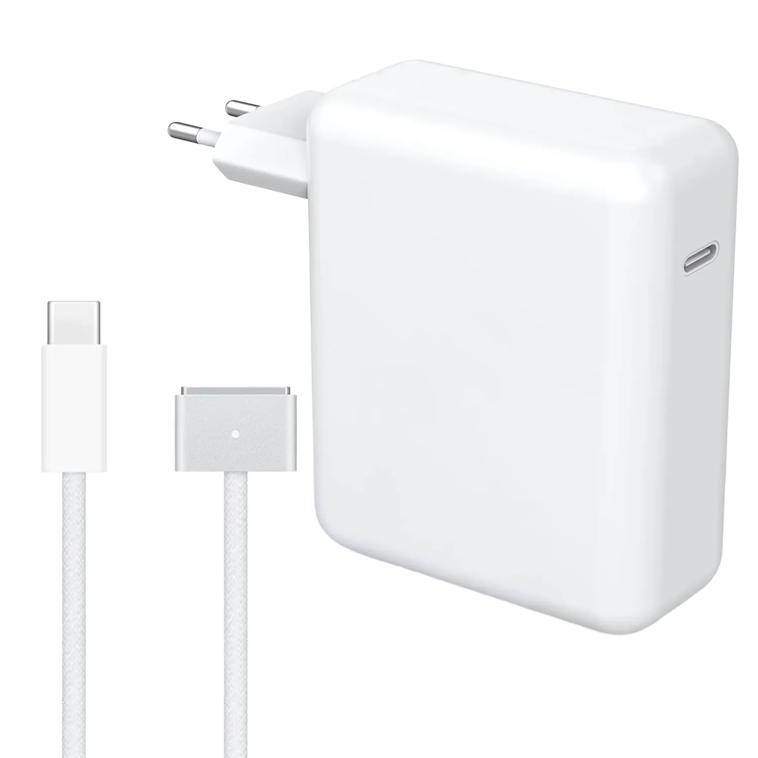 Carregador 67W MagSafe 3 USB-C para Portátil Apple MacBook Air/Pro M1 M2 M3 M4 com Cabo Trançado 2M - Image 2